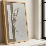 Fragmenty równoległe I 40x60 cm I Mixed media I Obraz strukturalny I Abstrakcja - 