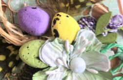 097,Wielkanoc-kartka wielkanocna z jajkami