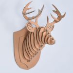GŁOWA jelenia TROFEUM ozdoba 3D poroże XL - 