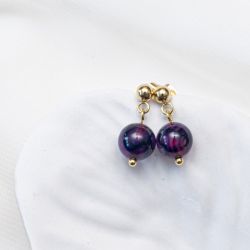 Klasyczne kolczyki z Agatem