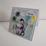 Personalizowana kartka na urodziny Kłapouchy Kubuś Puchatek - Personalizowana kartka na urodziny Kłapouchy Kubuś Puchatek