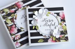 Komplet ślubny - kartka w pudełku