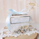 Exploding box komunijny kartka "ShadesOfBlue" - 
