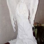 Anioł Stróż ogniska domowego - śnieżna biel - 