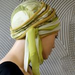 letni turban JANA - JANA, szarfa wiązana z boku głowy