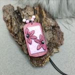 „TESSA” wisiorek z glinki polimerowej - „TESSA” wisiorek z glinki polimerowej