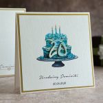 Kartka na 20 urodziny z pudełkiem, BH 31 - Kartka na 20 urodziny z pudełkiem