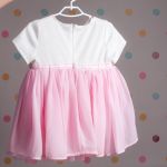 Sukienka dziecięca szyfonowa ROSE - Sukienka dziecięca na chrzciny roczek
