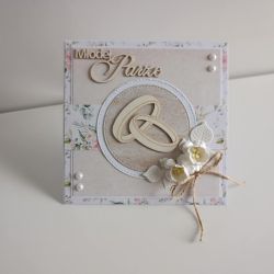 Kartka na Ślub obrączki