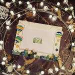 Ramka na zdjęcia Kaktusy i Balony Zielone - W tle