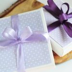 Ozdobne pudełko fioletowe - 