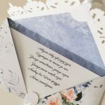 Kartka kopertowa kopertówka z okazji rocznicy ślubu - życzenia