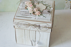 Rustykalny exploding box na ślub v.2