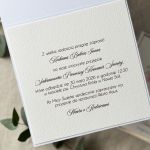 Ręcznie robione zaproszenia komunijne wzór 48B - Ręcznie robione zaproszenia komunijne