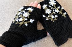 Rękawiczki-mitenki czarne