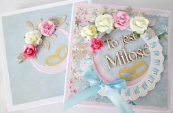 Kartka TO JEST MIŁOŚĆ ze wstążką