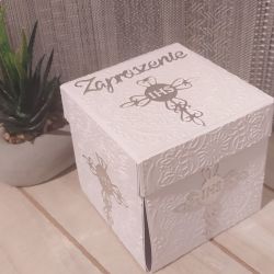 Zaproszenia komunia wzór 2 Krzyż