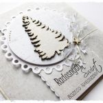 Kartka świąteczna z choinką - 