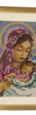 Obraz - Maryja z Dzieciątkiem (haft)