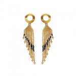 Ręcznie szyte kolczyki Silent Moon - 