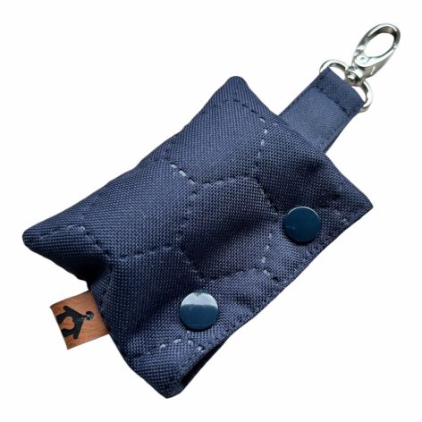  Etui, dozownik na woreczki na psie odchody, kupoworki Granatowy pikowany