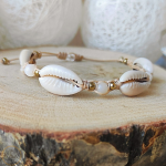 Bransoletka Sea Vibe z muszelkami - biżuteria naturalna