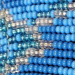 Niebieski kwiat - brelok z frędzli zawieszka chwost do kluczy torebki plecaka - Niebieski kwiat - brelok z frędzli zawieszka chwost do kluczy torebki plecaka