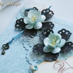 Kopertówka z okazji ślubu-'turkus i brąz' - 