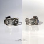 Labra w prostokącie z deseniem - faktura