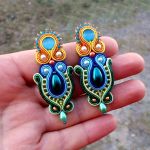 Kolczyki sutasz Pawie Oko Wkrętki - 