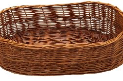 Koszyk Wiklinowy Ręcznie Robiony 32x18x10 cm – Naturalny Organizer Koszyk Wiklinowy Ręcznie Robiony 32x18x10 cm – Naturalny Organizer