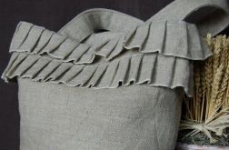 Lniana torba "Romantic vintage"