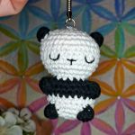 Panda breloczek amigurumi - Amigurumi