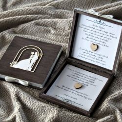 Zaproszenie ślubne dla Rodziców - Rustykalne