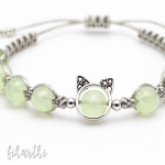 Bransoletka świecąca w ciemności "Koci Instynkt" BKI2602 - bransoletka świecąca w ciemności