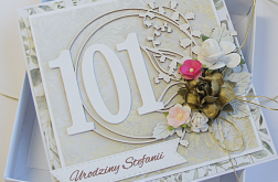 Kartka urodzinowa 101 rocznica-wzór