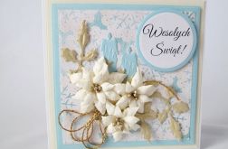 Kartka BOŻE NARODZENIE z gwiazdami