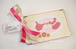 Album dla dziewczynki z praniem kolorowy 10 x 15 cm