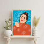 Plakat Rosalia Blue 60x40cm - 2