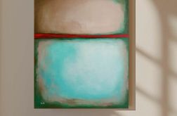 Abstrakcja-obraz akrylowy formatu 60x50 cm