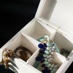 Ręcznie malowana herbaciarka organizer pudełko RÓŻA - dla teściowejbi