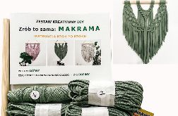 Zestaw DIY ZRÓB TO SAMA: MAKRAMA ecru-złoto