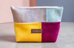 Kolorowa kosmetyczka MAXI z weluru