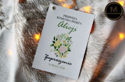 Zaproszenie komunijne - Wiosenne Kwiaty 5