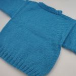 sweterek zimowy - tył sweterka