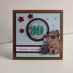 Kartka urodzinowa kapibara