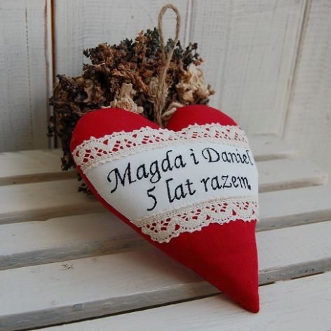 Serce na ślub/rocznicę ślubu