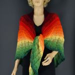 Chusta w kolorach jesieni 2 - ciepła chusta