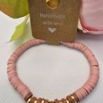 Bransoletka jasnoróżowa - 