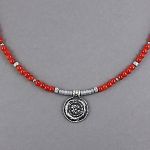 Naszyjnik czerwony. - Naszyjnik czerwony.